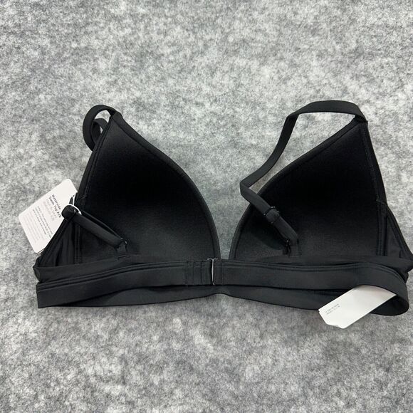 Lululemon Waterside Swim Top Black Triangle Bikini Size 6 A/B - Picture 4 of 10